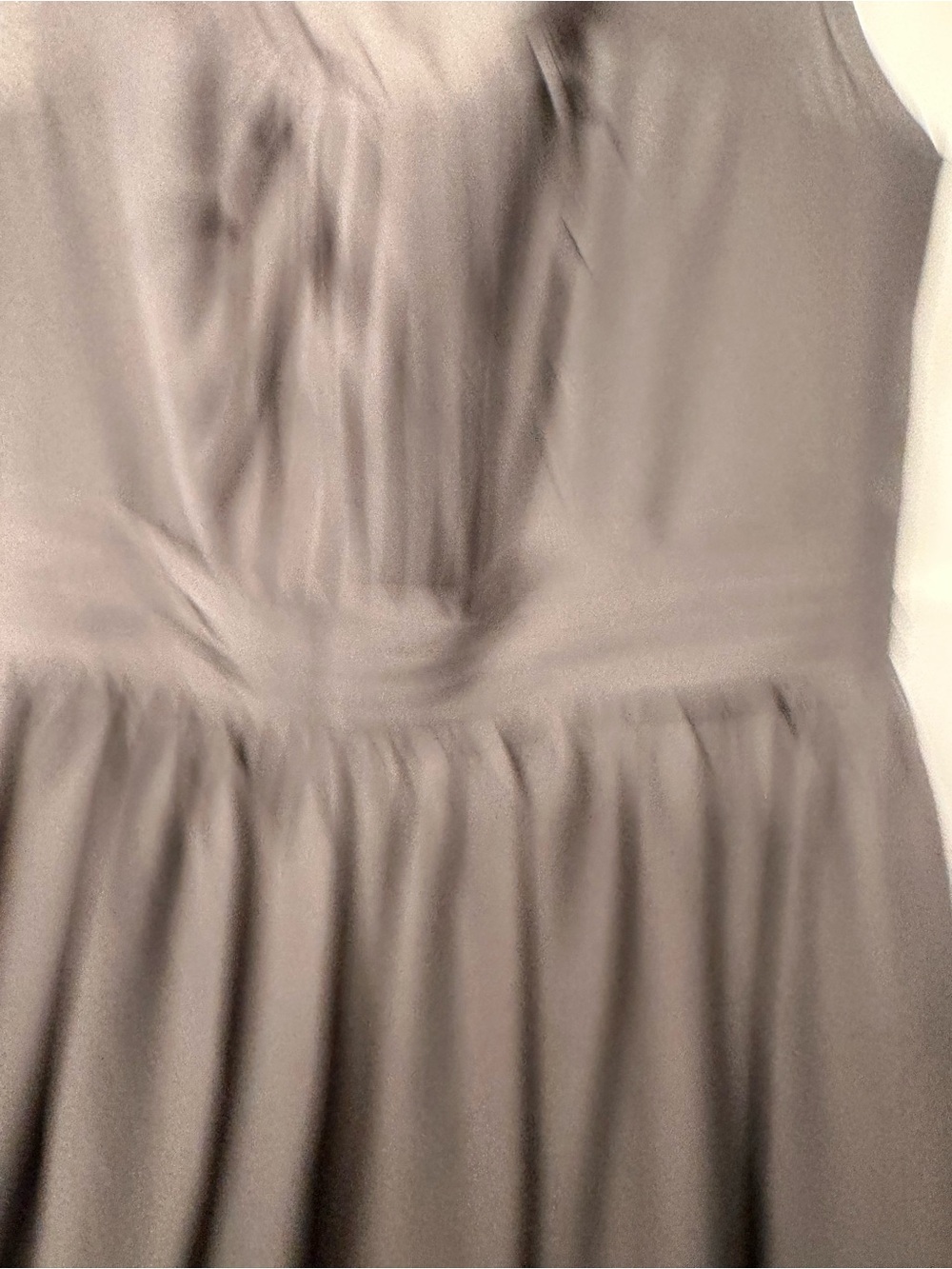 ⭐️ JJs House Small Gray Pleated Chiffon Midi Dress with Defined Waist - Picture 7 of 11
